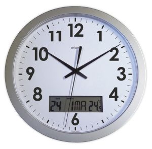 Horloge quartz à date  Ø30 cm - AIC International