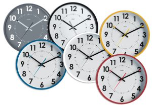 Horloge silencieuse Abylis Ø30cm – Gris