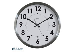 Horloge inox Stan Ø35 cm - AIC International